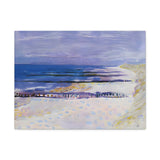Beach with Five Piers at Domburg - Piet Mondrian Canvas
