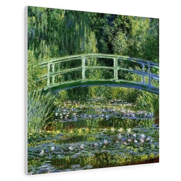 The Japanese Bridge (The Water-Lily Pond) - Claude Monet Canvas