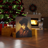 Bust of an Old Man in a Fur Cap - Rembrandt Canvas
