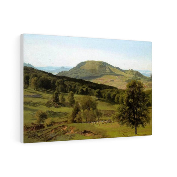 Landscape, Hill and Dale - Albert Bierstadt Canvas