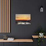 Seascape Sunset - Martin Johnson Heade Canvas Wall Art