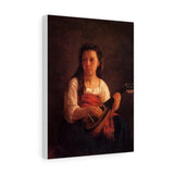 The Mandolin Player - Mary Cassatt Canvas