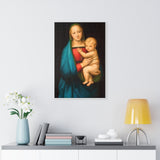 Madonna & Child (Madonna del Granduca) - Raphael Canvas