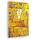 Red waistcoat - Paul Klee Canvas