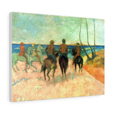 Riders On The Beach - Paul Gauguin Canvas