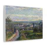 View of Saint Ouen L'Aumone - Camille Pissarro Canvas Wall Art