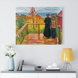 Rain - Edvard Munch Canvas