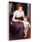The First Step - Pierre-Auguste Renoir Canvas