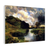 Cloudy Day At Amagansett - Thomas Moran Canvas