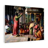 St Paul Preaching In Athens - Raphael Canvas