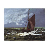 Stormy Seascape - Claude Monet Canvas Wall Art