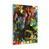 Picture with archer - Wassily Kandinsky Canvas