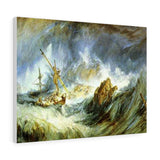 A Storm (Shipwreck) - Joseph Mallord William Turner Canvas