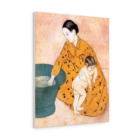 The Child's Bath - Mary Cassatt Canvas