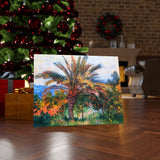 Palm Tree at Bordighera - Claude Monet Canvas