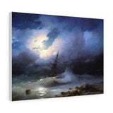 Rough sea at night - Ivan Aivazovsky