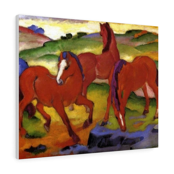 Grazing Horses IV (The Red Horses) - Franz Marc