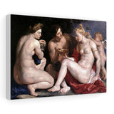 Venus, Cupid, Bacchus and Ceres - Peter Paul Rubens Canvas