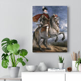 Equestrian Portrait of Philip III - Diego Velazquez Canvas
