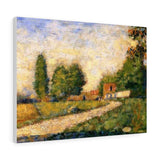 Village Road - Georges Seurat Canvas