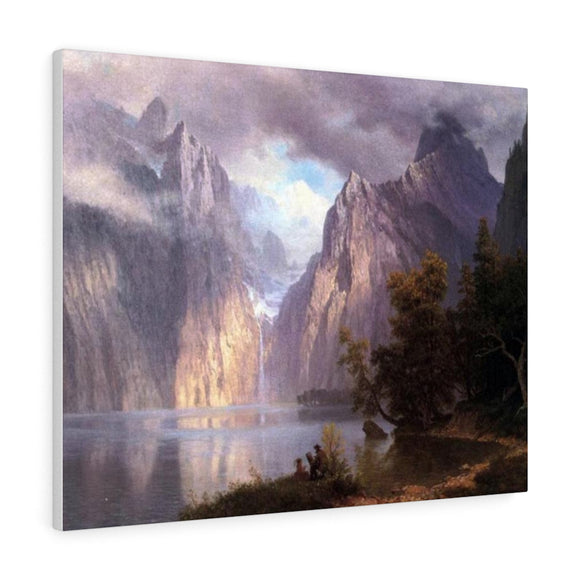 Scene in the Sierra Nevada - Albert Bierstadt Canvas