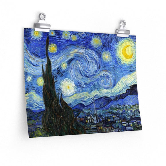 The Starry Night - Vincent van Gogh Poster