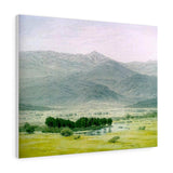 Landscape in the Riesengebirge - Caspar David Friedrich Canvas