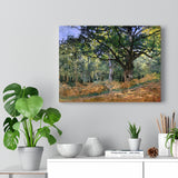 The Bodmer Oak, Fontainebleau - Claude Monet Canvas Wall Art