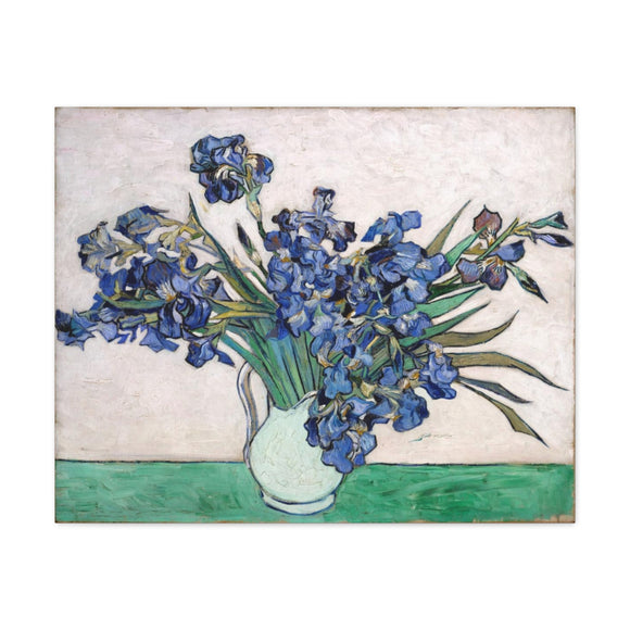 Vase with Irises - Vincent van Gogh Canvas Wall Art