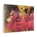 The Pink Dancers, Before the Ballet - Edgar Degas Canvas