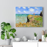 Clifftop Walk at Pourville - Claude Monet Canvas