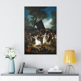 The Burial of the Sardine (Corpus Christi Festival on Ash Wednesday) - Francisco Goya Canvas