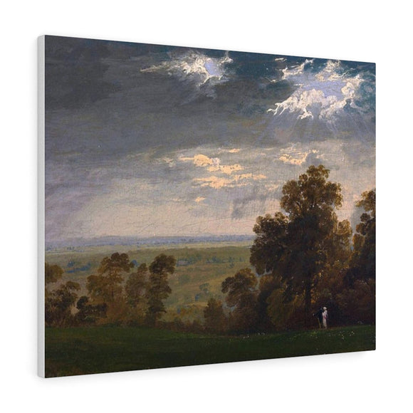 Landscape, Possibly the Isle of Wight or Richmond Hill - John Martin Canvas