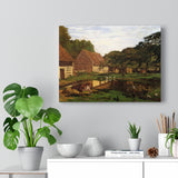 A Farmyard in Normandy - Claude Monet Canvas Wall Art