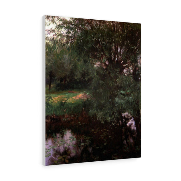 A Backwater at Wargrave - John Singer Sargent Canvas