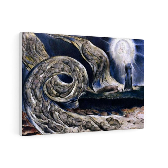 The Lovers Whirlwind - William Blake Canvas
