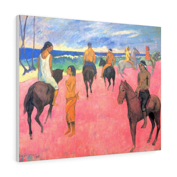 Riders on the Beach - Paul Gauguin Canvas