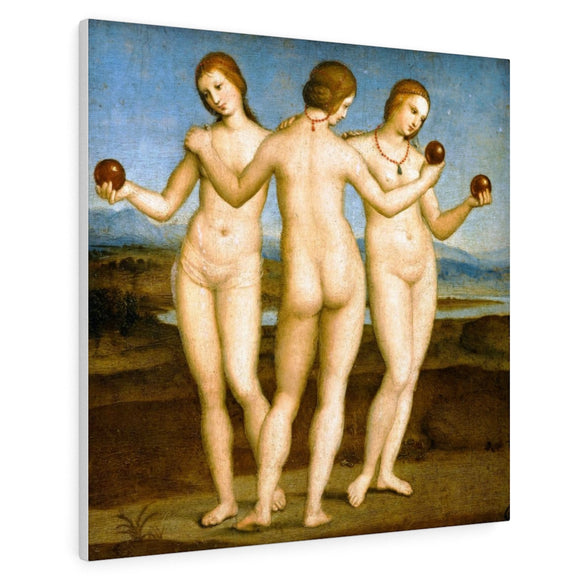 The Three Graces - Raphael Canvas