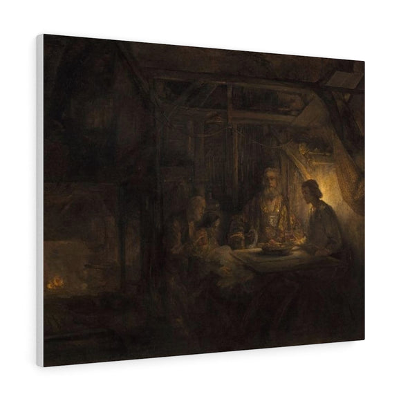 Philemon and Baucis - Rembrandt Canvas