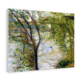 A canoes - Georges Seurat Canvas