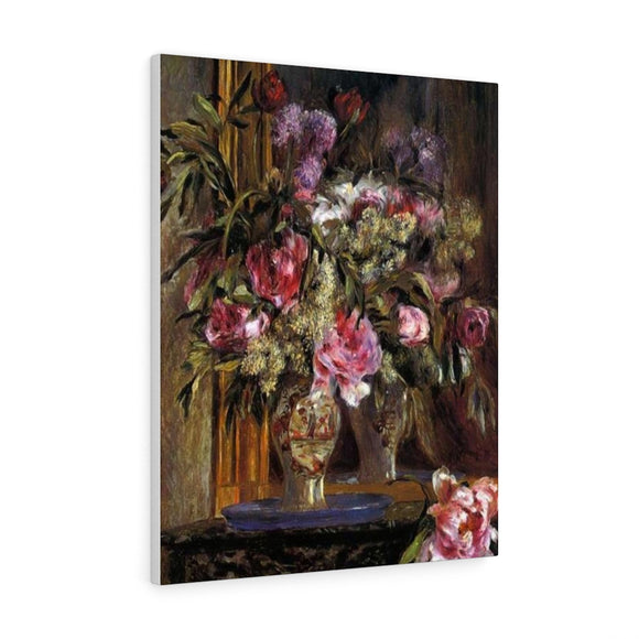 Vase of Flowers - Pierre-Auguste Renoir Canvas