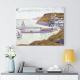 Harbour at Port-en-Bessin at High Tide - Georges Seurat Canvas