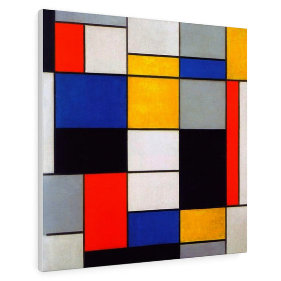Composition A -  Piet Mondrian Canvas