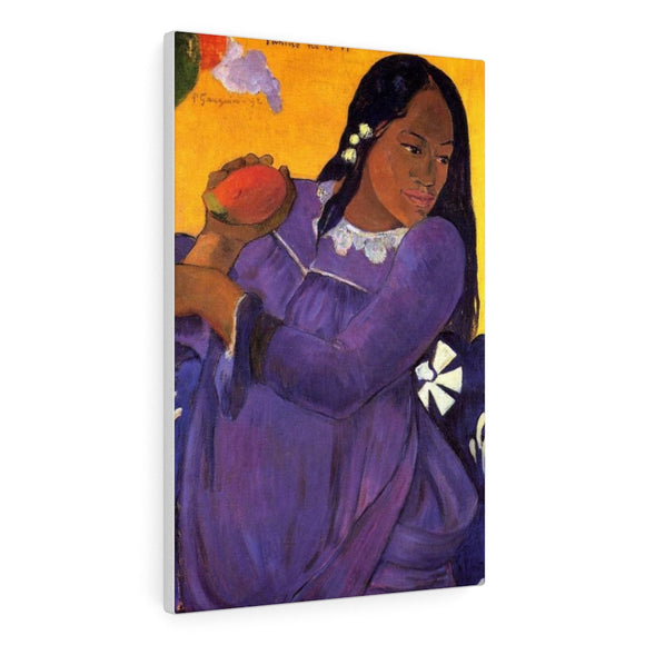 Vahine No Te Vi (Woman With A Mango) - Paul Gauguin Canvas
