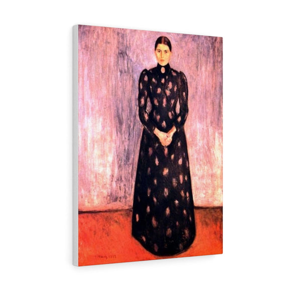 Portrait of Inger Munch - Edvard Munch Canvas