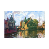 Zaandam, Canal - Claude Monet Canvas Wall Art