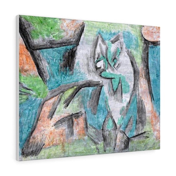 A kind of cat - Paul Klee Canvas