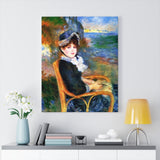 By the Seashore - Pierre-Auguste Renoir Canvas