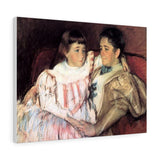 Portrait Of Mrs Havemeyer And Her Daughter Electra - Mary Cassatt Canvas