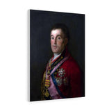 The Duke of Wellington - Francisco Goya Canvas